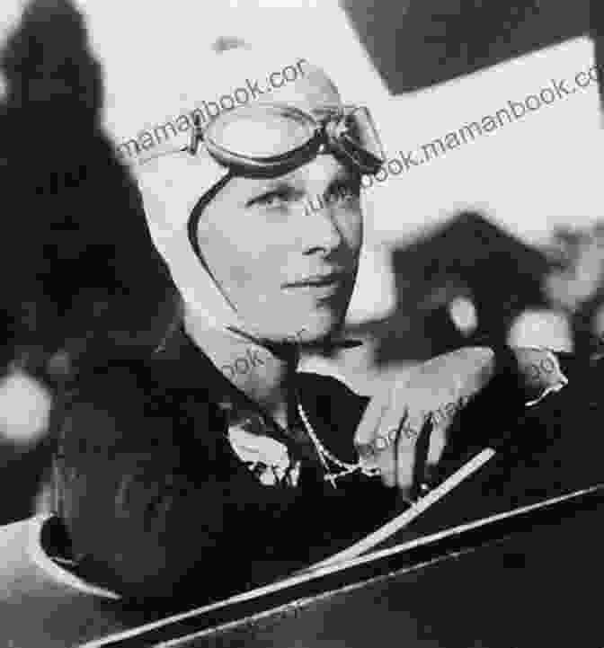 A Black And White Photograph Of Amelia Earhart, A Renowned Aviator, Dressed In A Leather Flight Suit. Unsolved Conspiracies: The World S Leading Conspiracies