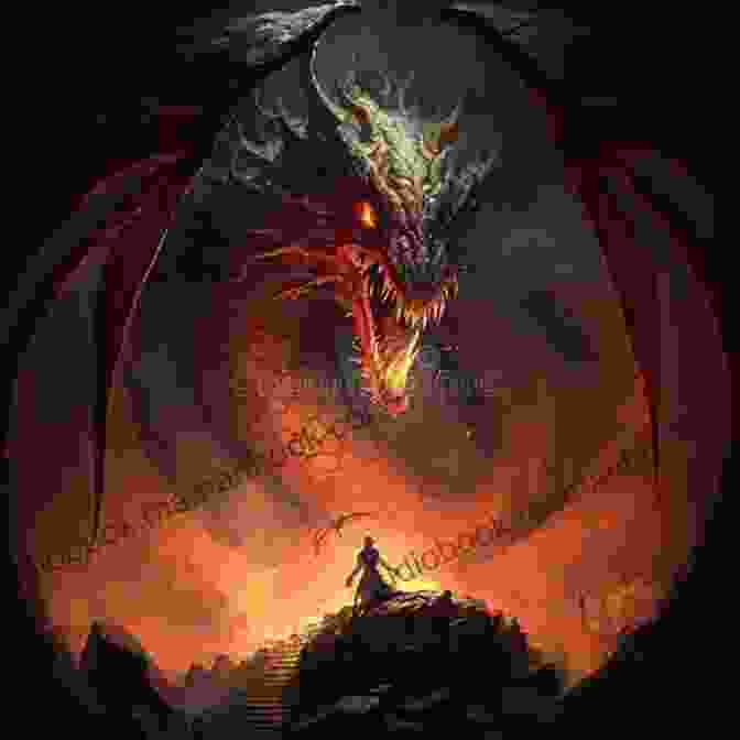 A Majestic Representation Of The Fire Dragon Born, With Its Fiery Scales And Piercing Gaze, Soaring Through The Skies Amidst Swirling Flames And Ancient Ruins. Emergence Of Fire (Dragon Born #2)