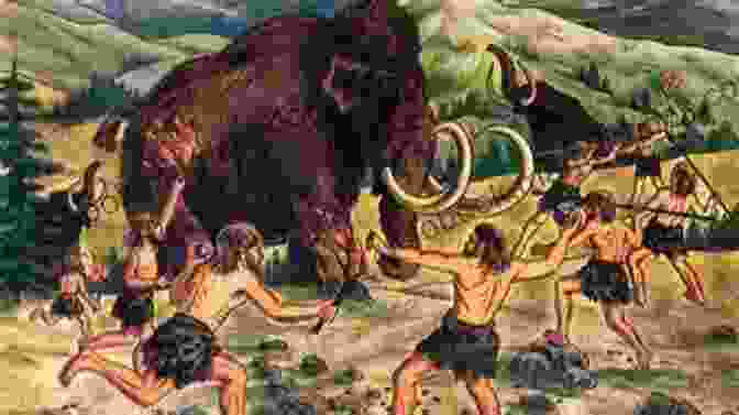 A Painting Depicting A Group Of Stone Age Humans Hunting A Mammoth The Story Of A Man: How Death Touches Us All