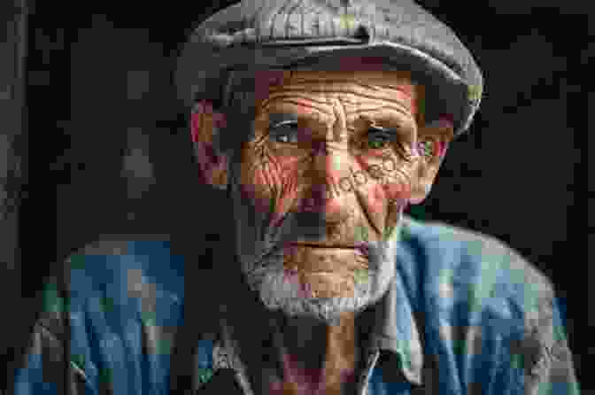 A Portrait Of An Elderly Farmer, With A Weathered Face And A Kind Smile. A German Life Nicola Aliani