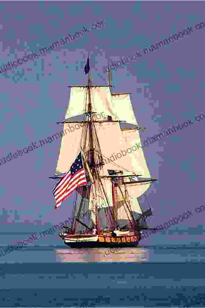 A Sailboat Sails Past The Recreated Battle Of Lake Erie Ship, The USS Niagara, In Put In Bay, Ohio. The Sail (Great Lakes Saga 2)