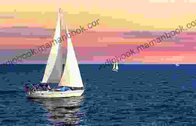 A Sailboat Sails Through The Great Lakes At Sunrise, With The Sun Casting A Golden Glow Over The Water. The Sail (Great Lakes Saga 2)