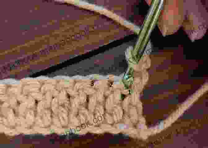 Continuing To Crochet Rows Of The Blanket CROCHET BABY BLANKET : EASY STEPS TO MAKE BABY CROCHET BLANKET
