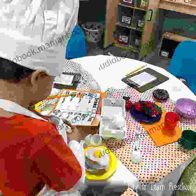Image Of Children Playing With Playdough In A Pretend Cafe. Making Make Believe: Hands On Projects For Play And Pretend (Bright Ideas For Learning 6)